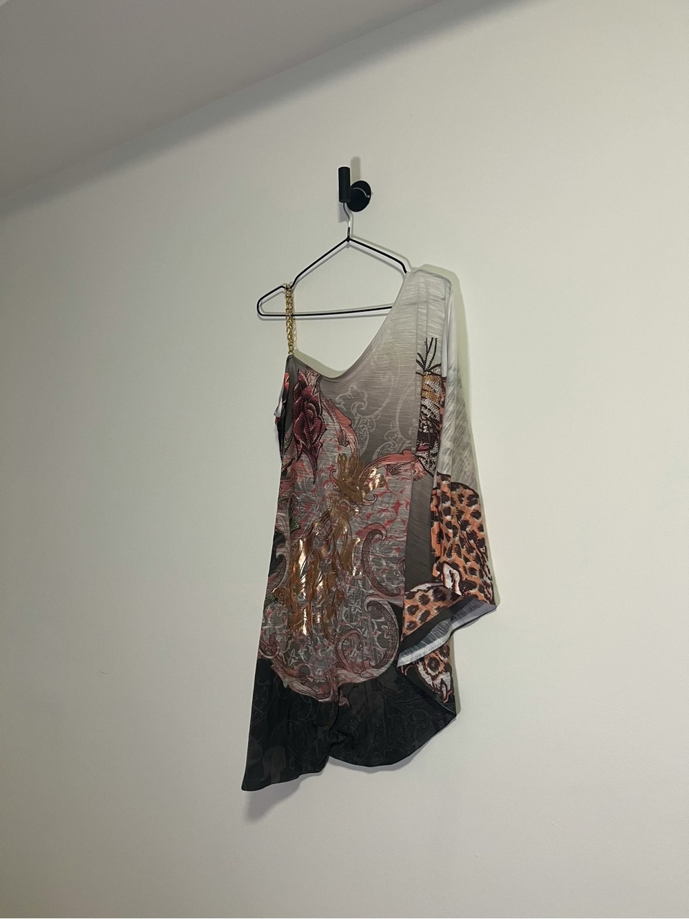 y2k christian audigier mini dress